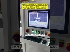 Мегкий подшипник высокоскоростной механический шпиндель, электрическая машина для балансирования шпинделя